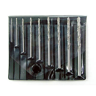 Poranteri 9 kpl, laadukas japanilainen kovametalliter, 1mm - 5mm