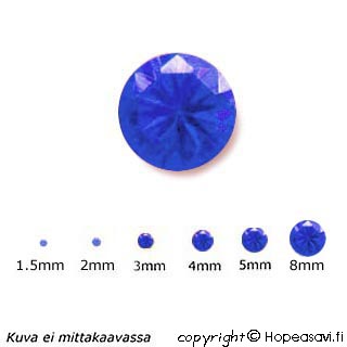 *Sesonkitarjous* Spinelli, Sininen (Blue), Pyre, 8mm, 1kpl