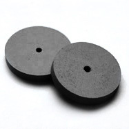 Kiillotuslaikka kaikille metalleille, hohkakivipitoinen silikoni, medium, musta 240, reuna suorakulmainen, 22mm, 1 kpl (ilman vartta)