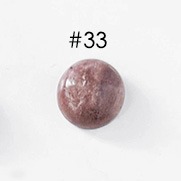 Rodoniitti, py�r�hiottu kapussi, ympyr� 8mm, tasainen tausta, uniikki kivi, kuvassa #33, 1 kpl