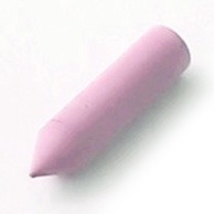 Kiillotuslaikka kaikille metalleille, hohkakivipitoinen silikoni, superhieno, pinkki 1200, kyn�m�inen kiillotusk�rki, 5x16mm, 1 kpl (ilman ruuvikierrevartta)