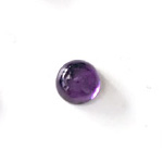  *Uutuus* Ametisti, pyrhiottu kapussi, ympyr 4mm, tasainen tausta, AAA-laatu, tumma lmmin svy, 1 kpl