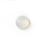  *Uutuus* Kuukivi, kapussi, valkoinen, kuultava, v�rin s�vy uniikki, py�re� 6mm, a/b laatu, 1kpl