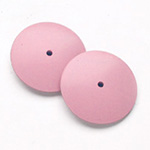 Kiillotuslaikka kaikille metalleille, hohkakivipitoinen silikoni, superhieno (pinkki), reuna kiilamainen, 22mm, 1kpl (ilman vartta)