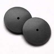 Kiillotuslaikka kaikille metalleille, hohkakivipitoinen silikoni, medium, musta 240, reuna kiilamainen, 22mm, 1 kpl (ilman vartta)