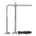 *Tarjous* Kultasep�n saha, ter�n pituus s��dett�v�, korkeus 20 cm, saksalainen malli + setti sahanteri�  4 x 12kpl (4/0, 2/0, 1/0 ja 1)