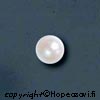  *Uutuus* Helmi, Akoya -Japanilainen laadukas helmi, puolivliin porattu,  4.5 -5.0 mm, 1 kpl