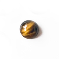  *Uutuus* Tiikerinsilm�, aito luonnonkivi, py�r�hiottu kapussi, py�re� 8mm, 1kpl