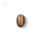 *Uutuus* Tiikerinsilmä, aito luonnonkivi, pyöröhiottu kapussi, soikea 6x4mm, a/b laatu, 1kpl